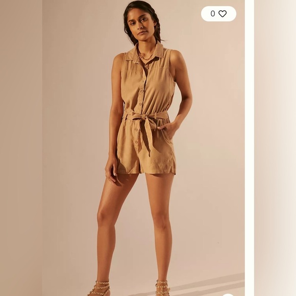COPY - NWT Anthropologie Cloth and Stone utility romper - Picture 10 of 11